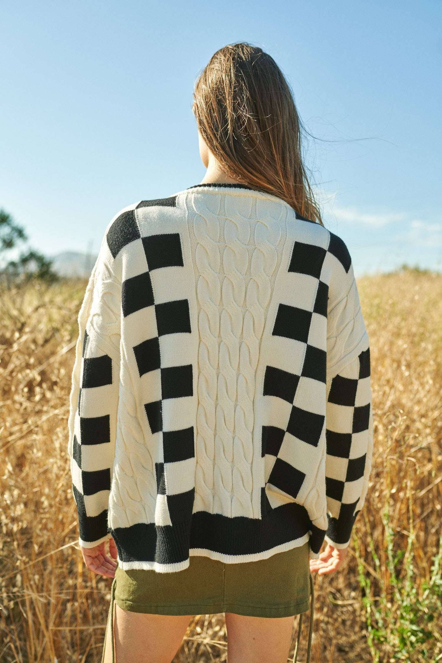 Everyday Checker Sweater