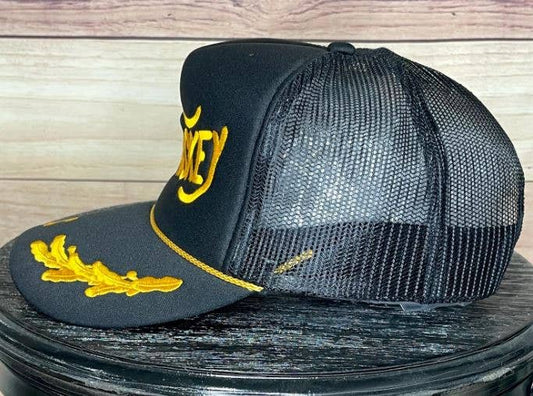 Whiskey Embroidered Trucker Hat