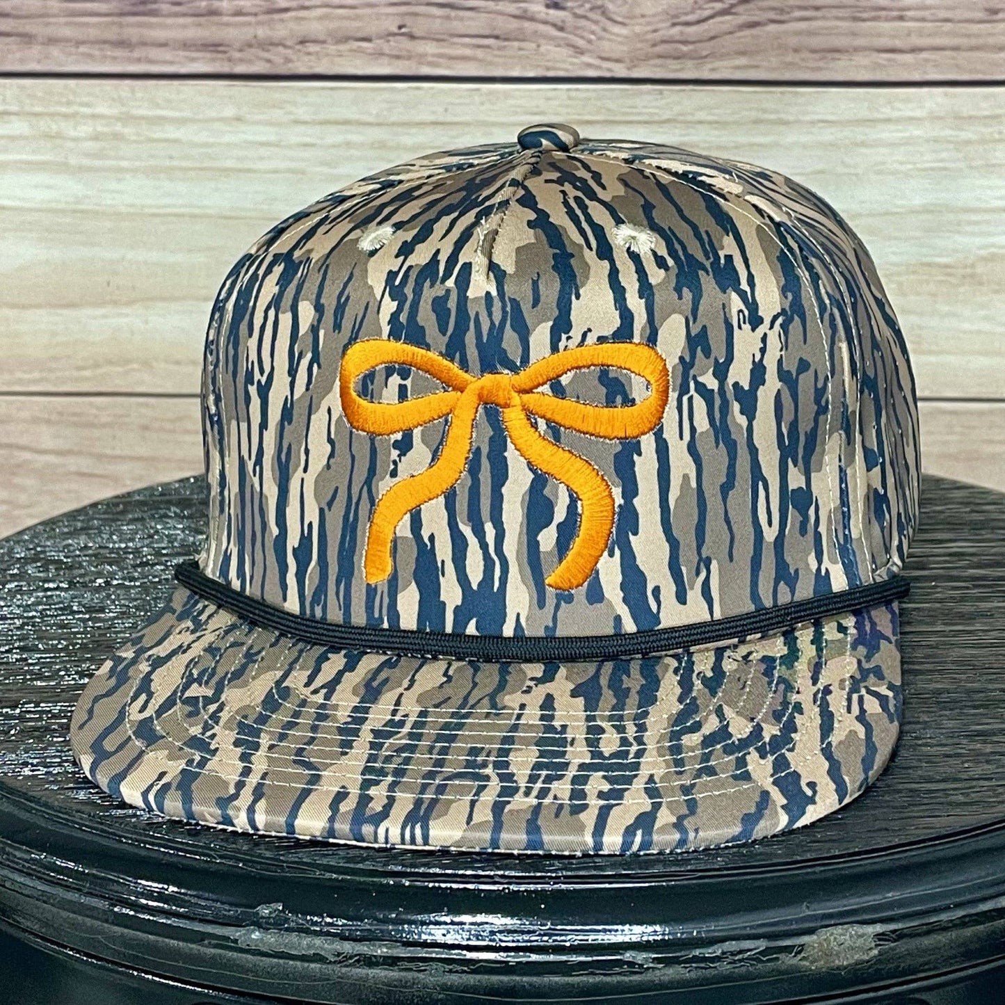 Coquette Bow Embroidered Trucker