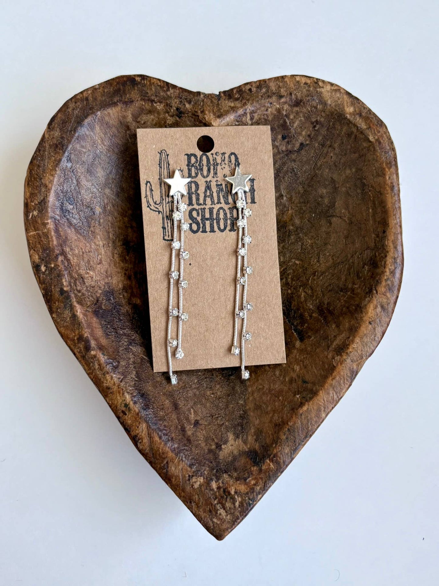 Callie Rhinestone Fringe Earrings