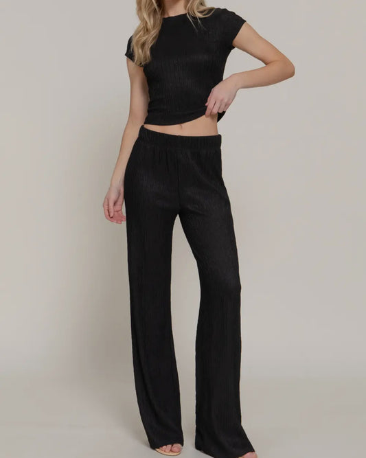 Black Out Two Piece Set