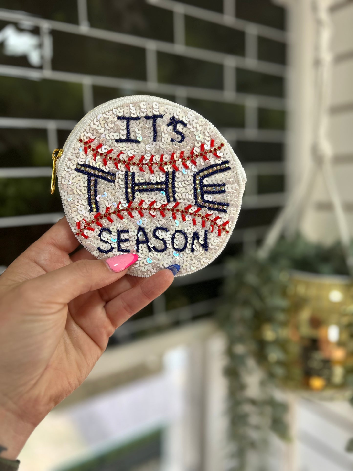 Baseball Season Coin Purse