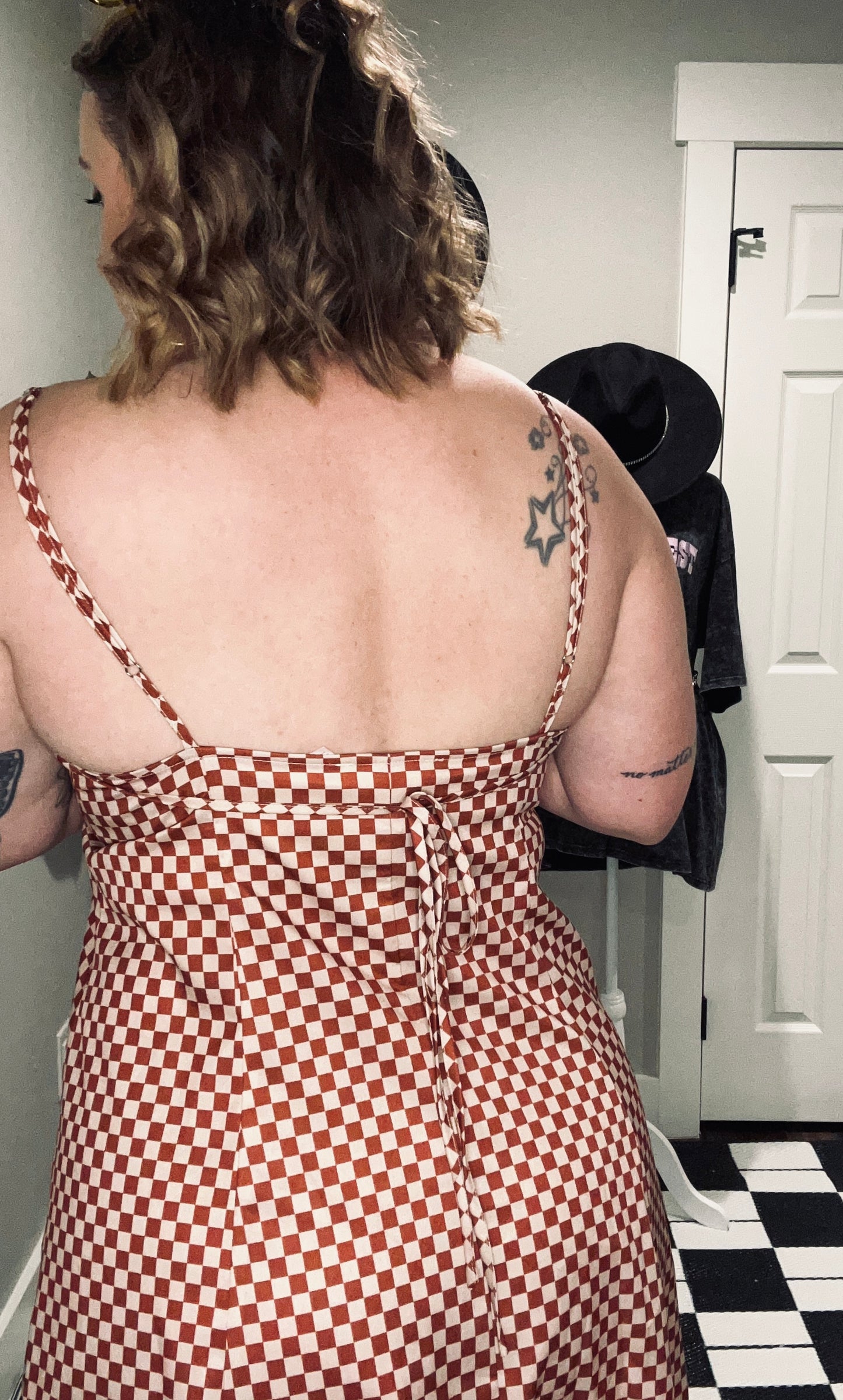 Be Bold Checkered Dress