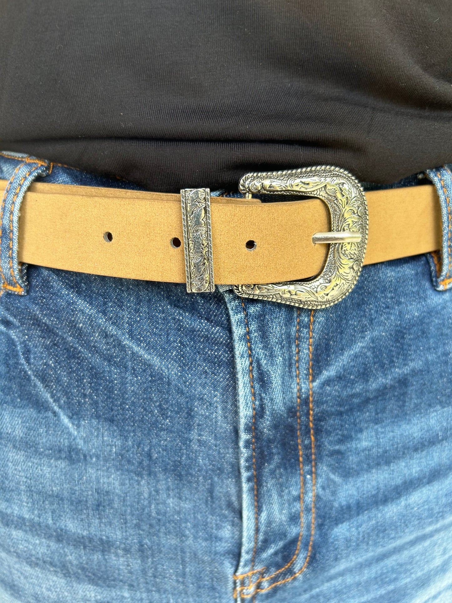 Arp Suede Western Belt