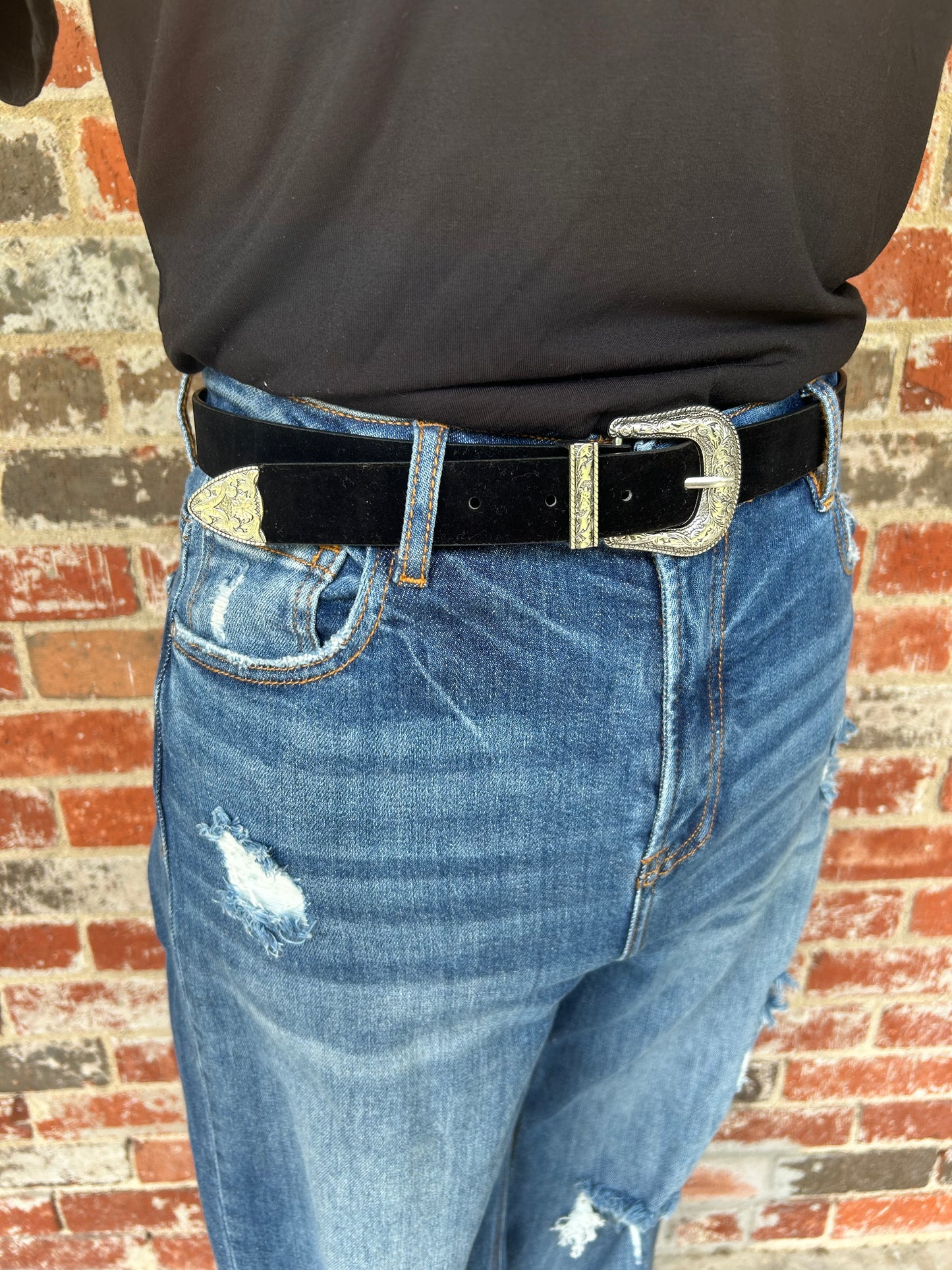 Arp Suede Western Belt