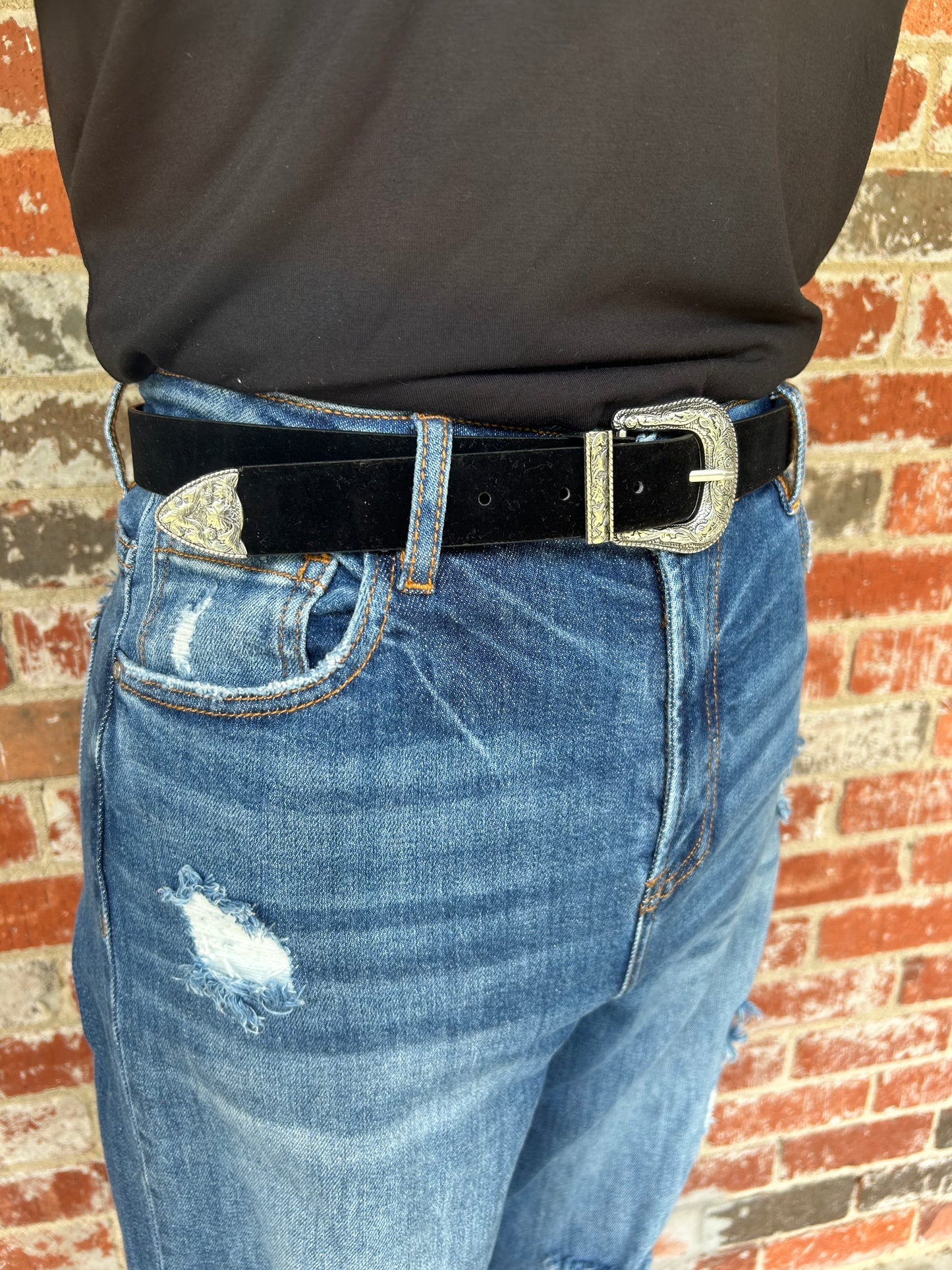 Arp Suede Western Belt