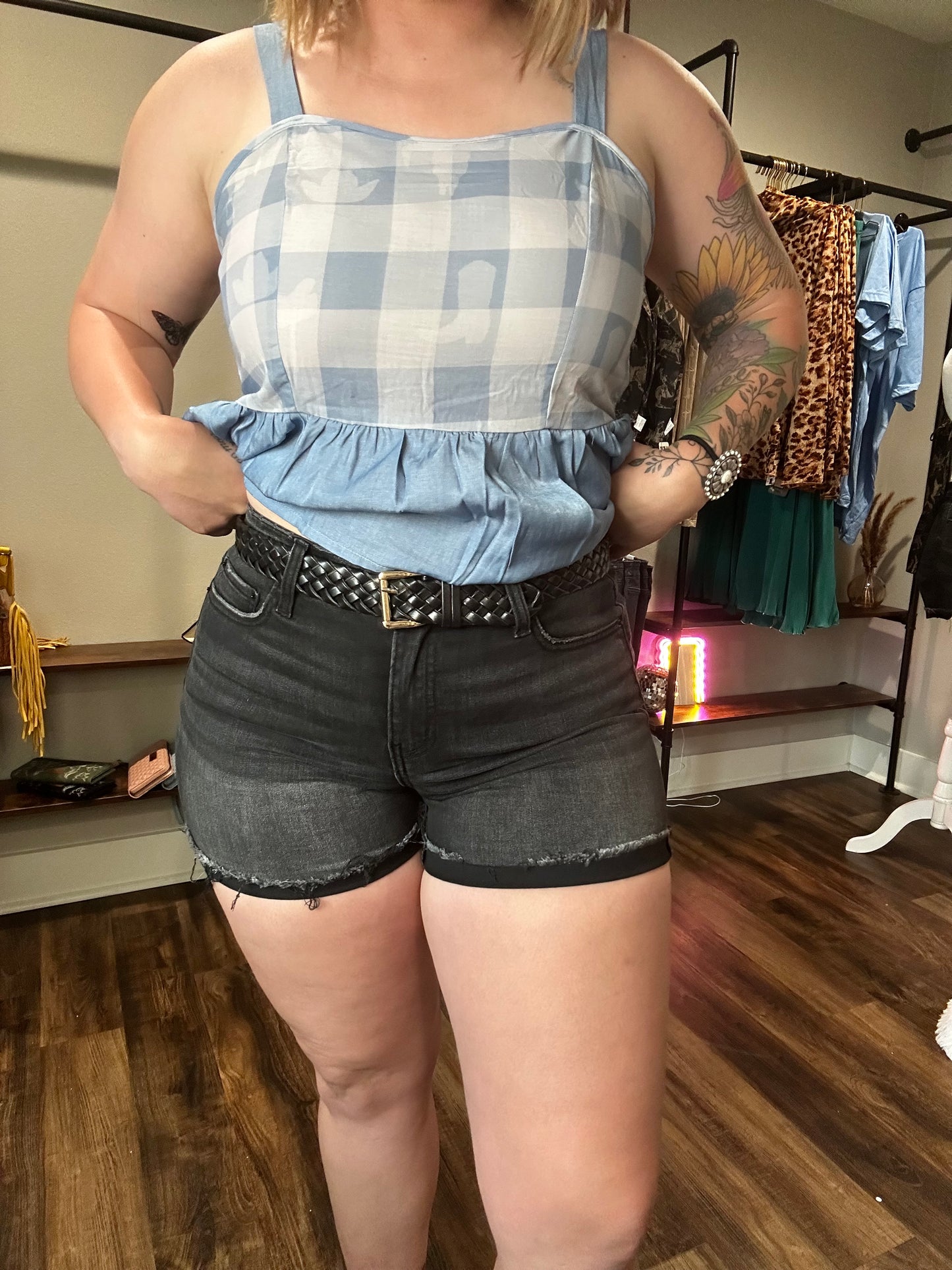 Plus Rocker Cowgirl Shorts