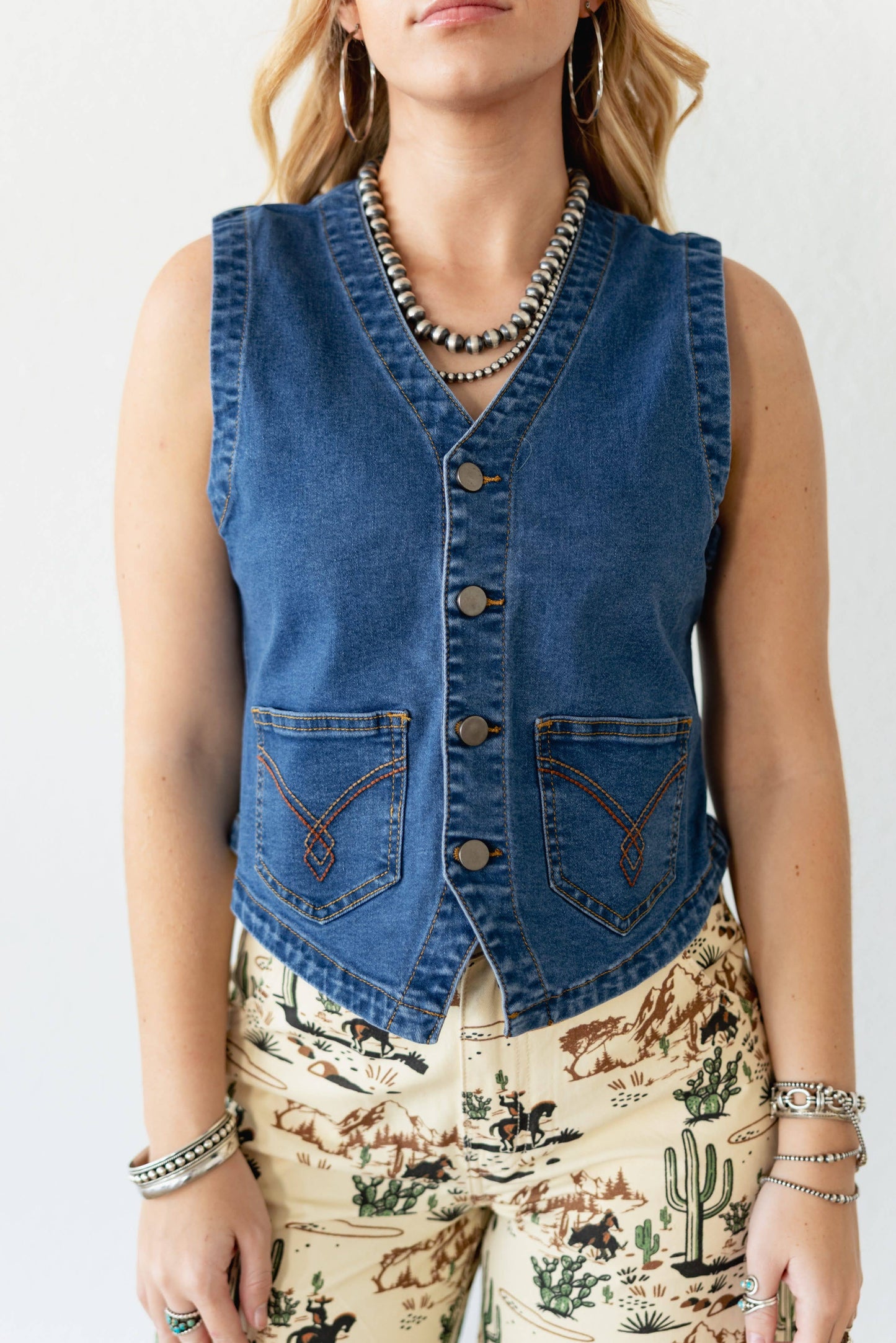 High Noon Denim Vest