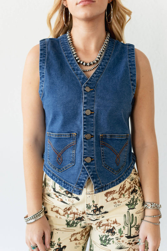 High Noon Denim Vest