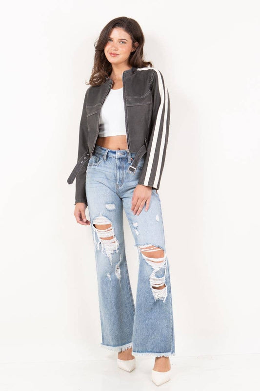 Rebel Muse Distressed Denim