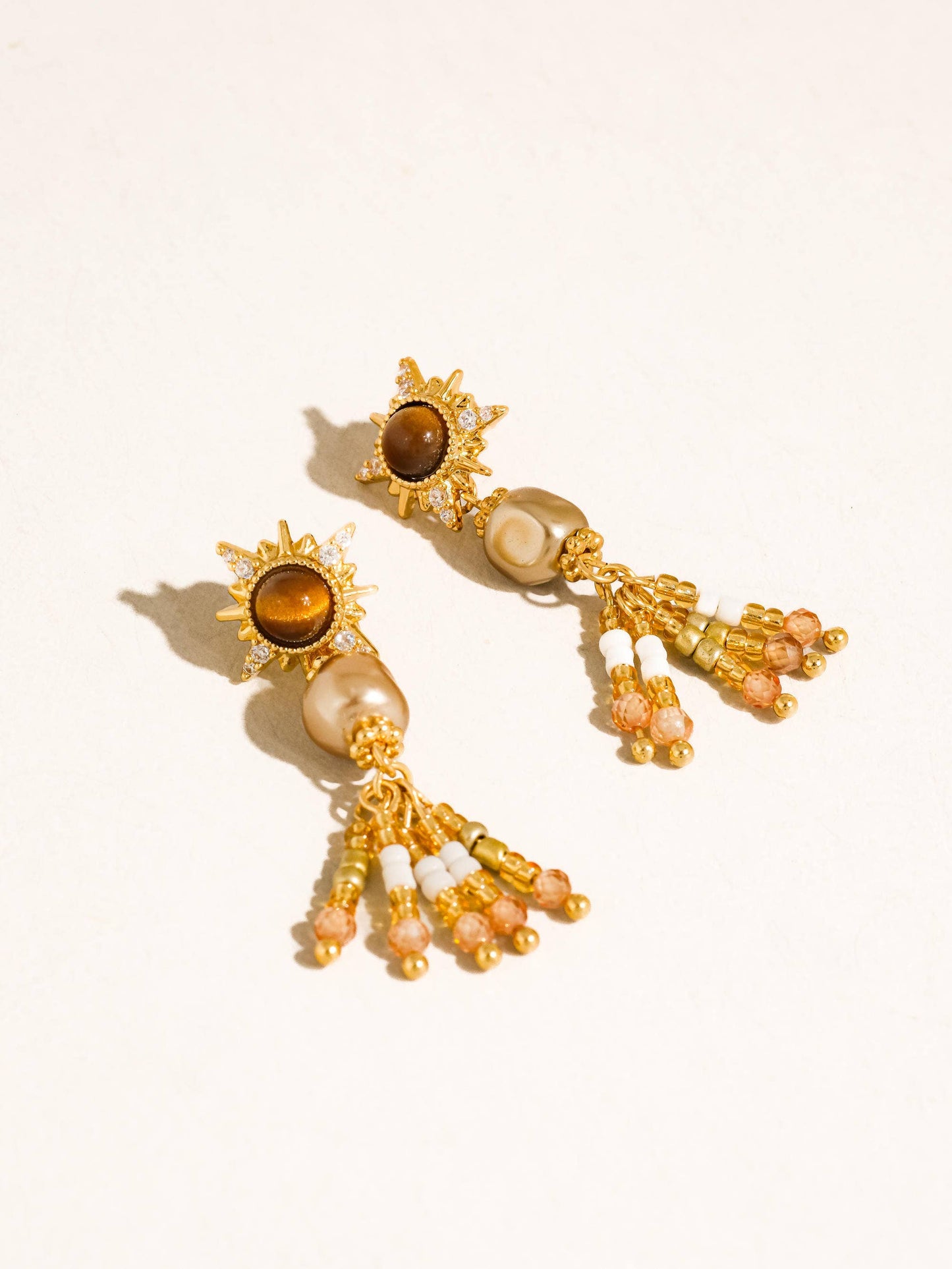 Vintage Sunburst Earrings