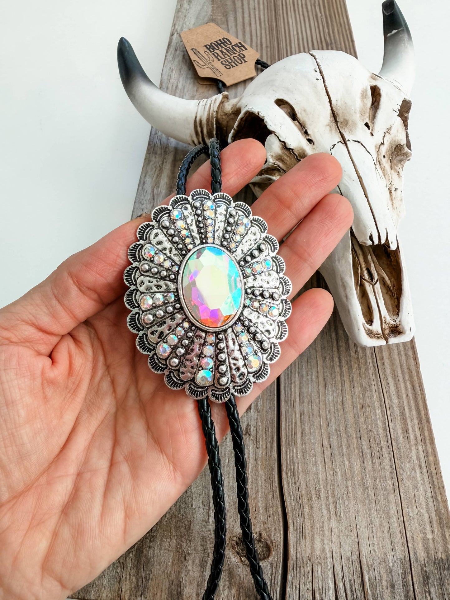 River Concho Tie Necklace