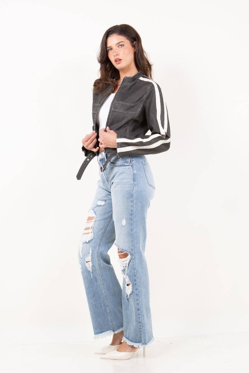 Rebel Muse Distressed Denim