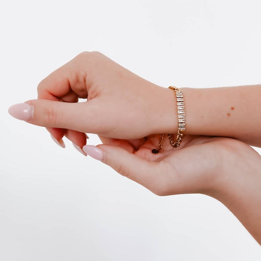 Desiree Diamond Chain Bracelet WATERPROOF