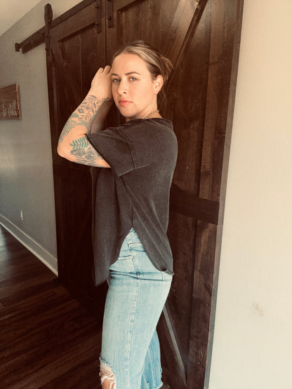 Joey V Neck Boyfriend Tee