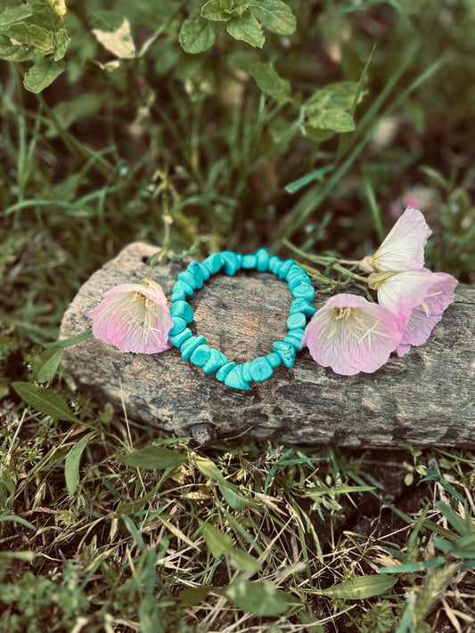 Turquoise Rock Bracelet