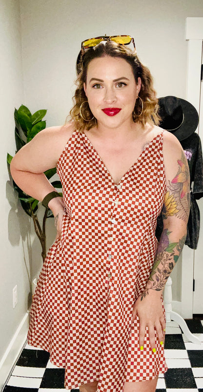 Be Bold Checkered Dress
