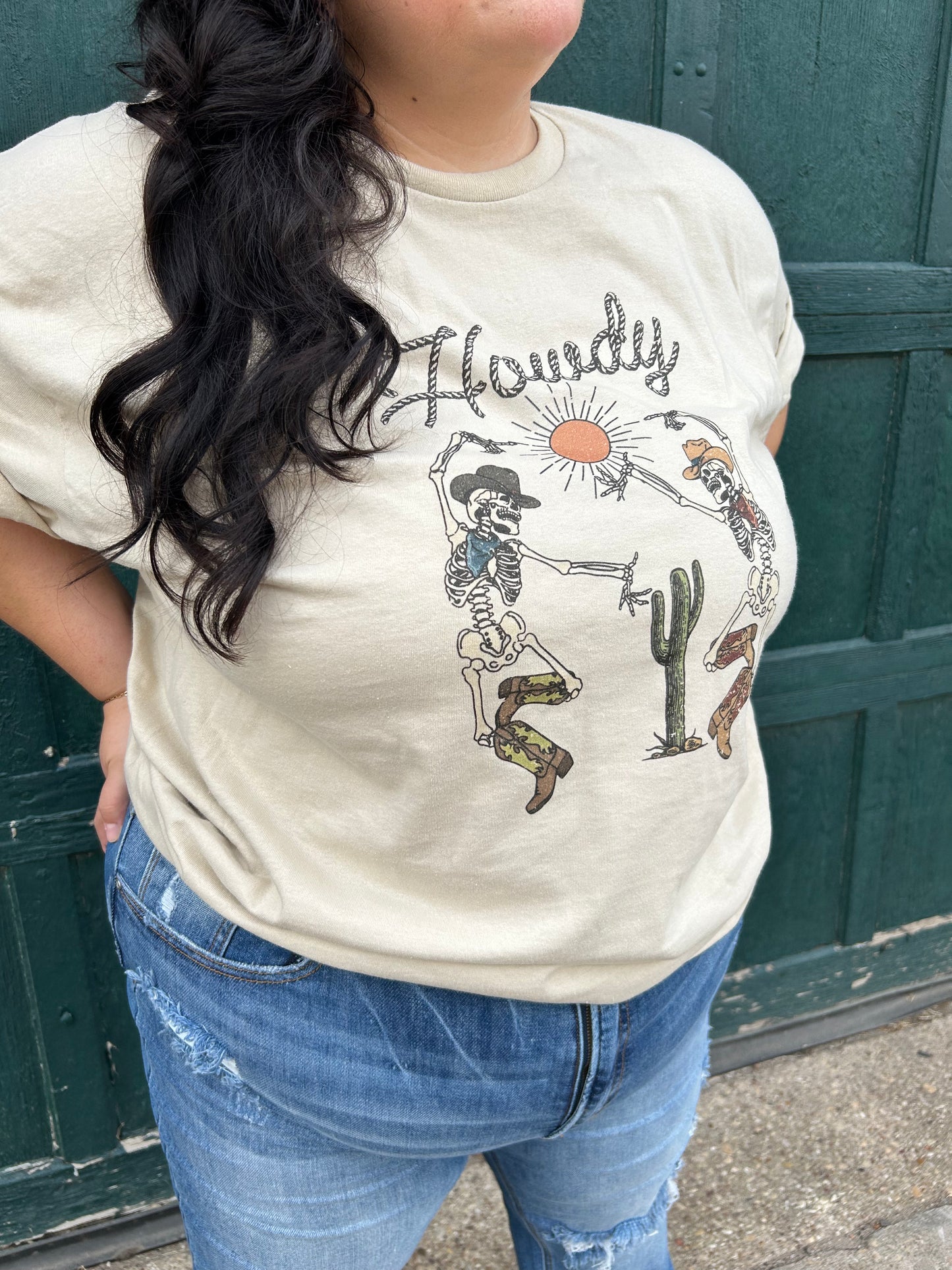 Howdy Skellie Tee