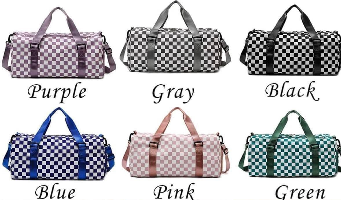 Checkered Duffle