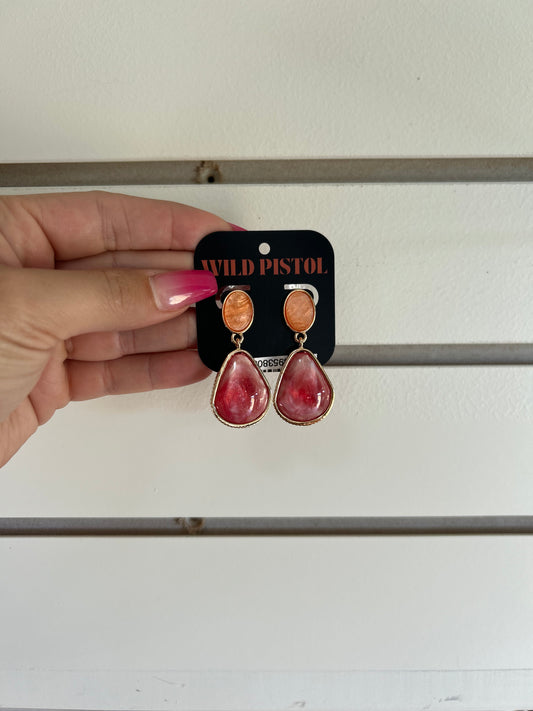 Strawberry Swirl Earrings