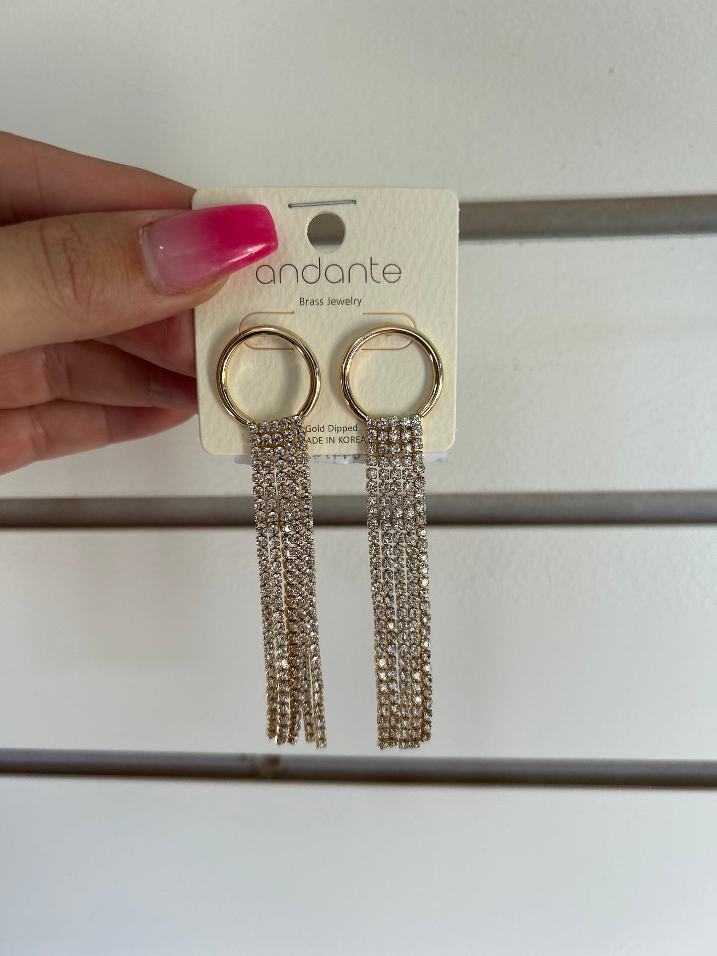 Pop Champagne Earrings