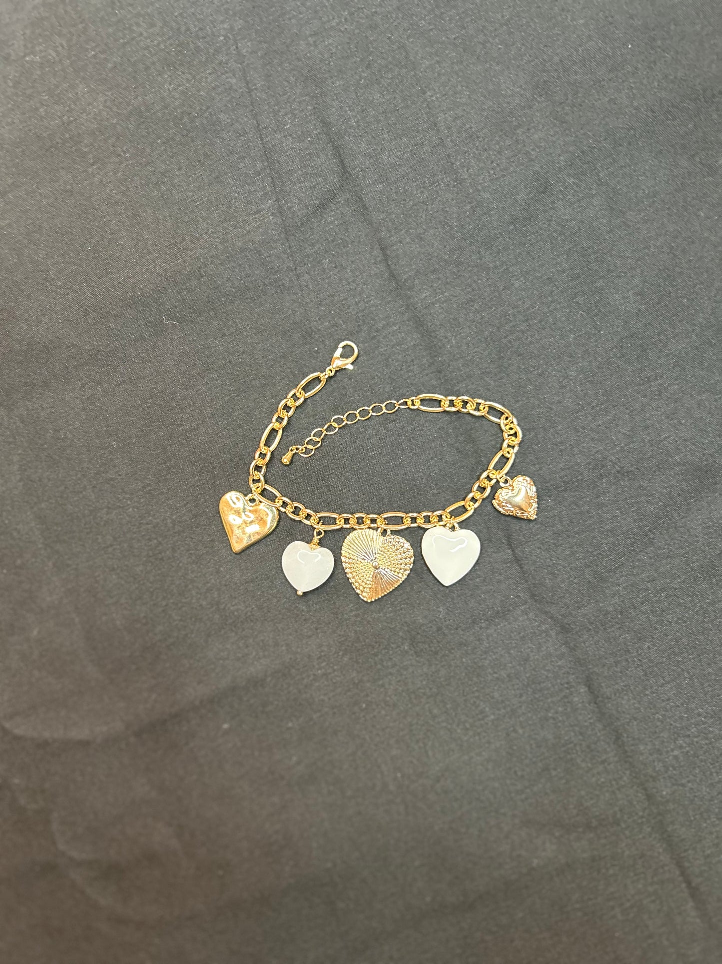 Heart Charm Bracelet