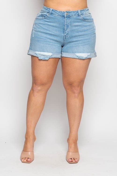 Shannda Denim Shorts