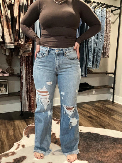 Rebel Muse Distressed Denim