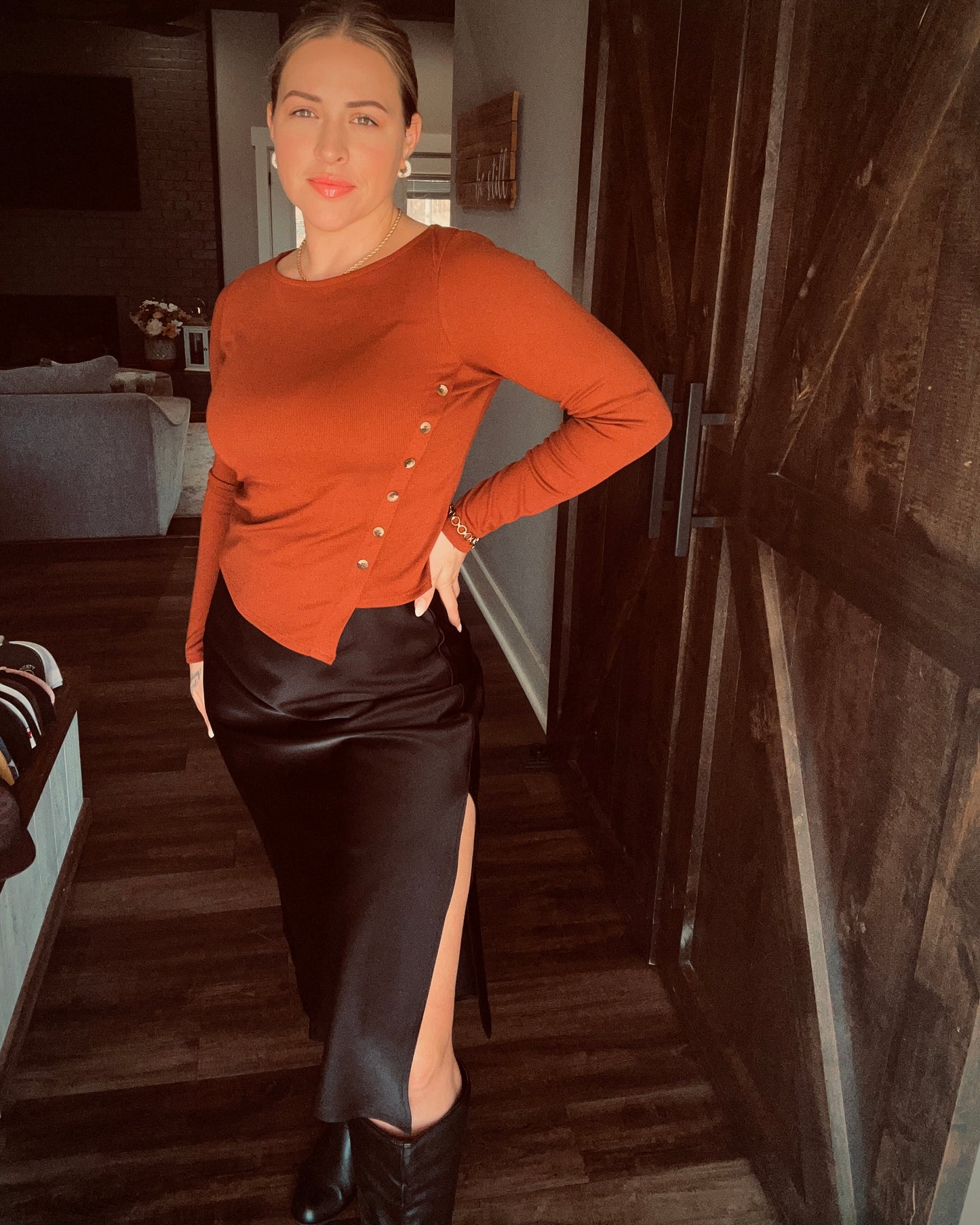 Rebel Child Satin Skirt