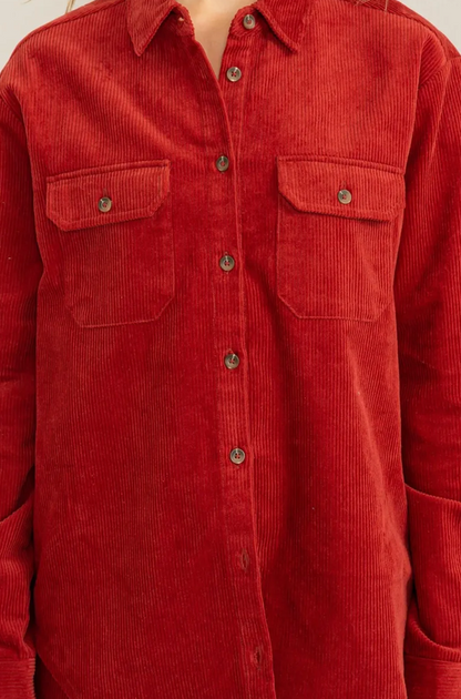 Redwood Corduroy Shacket