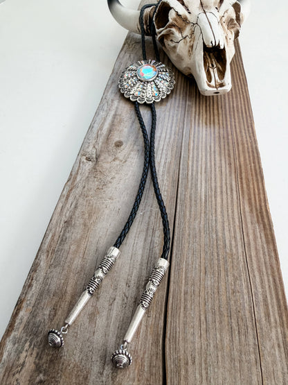River Concho Tie Necklace