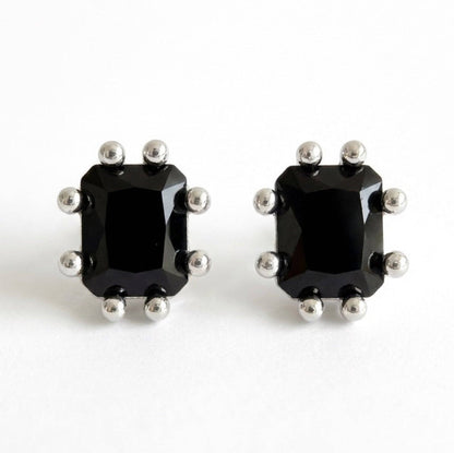 Statement Gem Stud Earrings