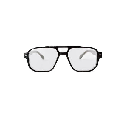 Black Retro Blue Light Glasses
