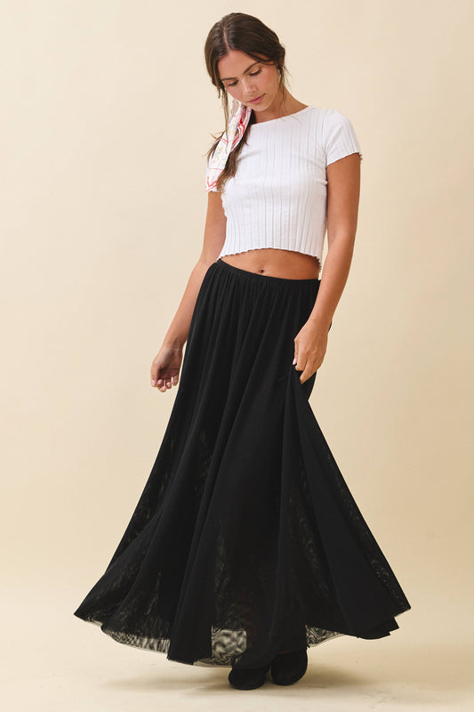 Any Vibe Maxi Skirt