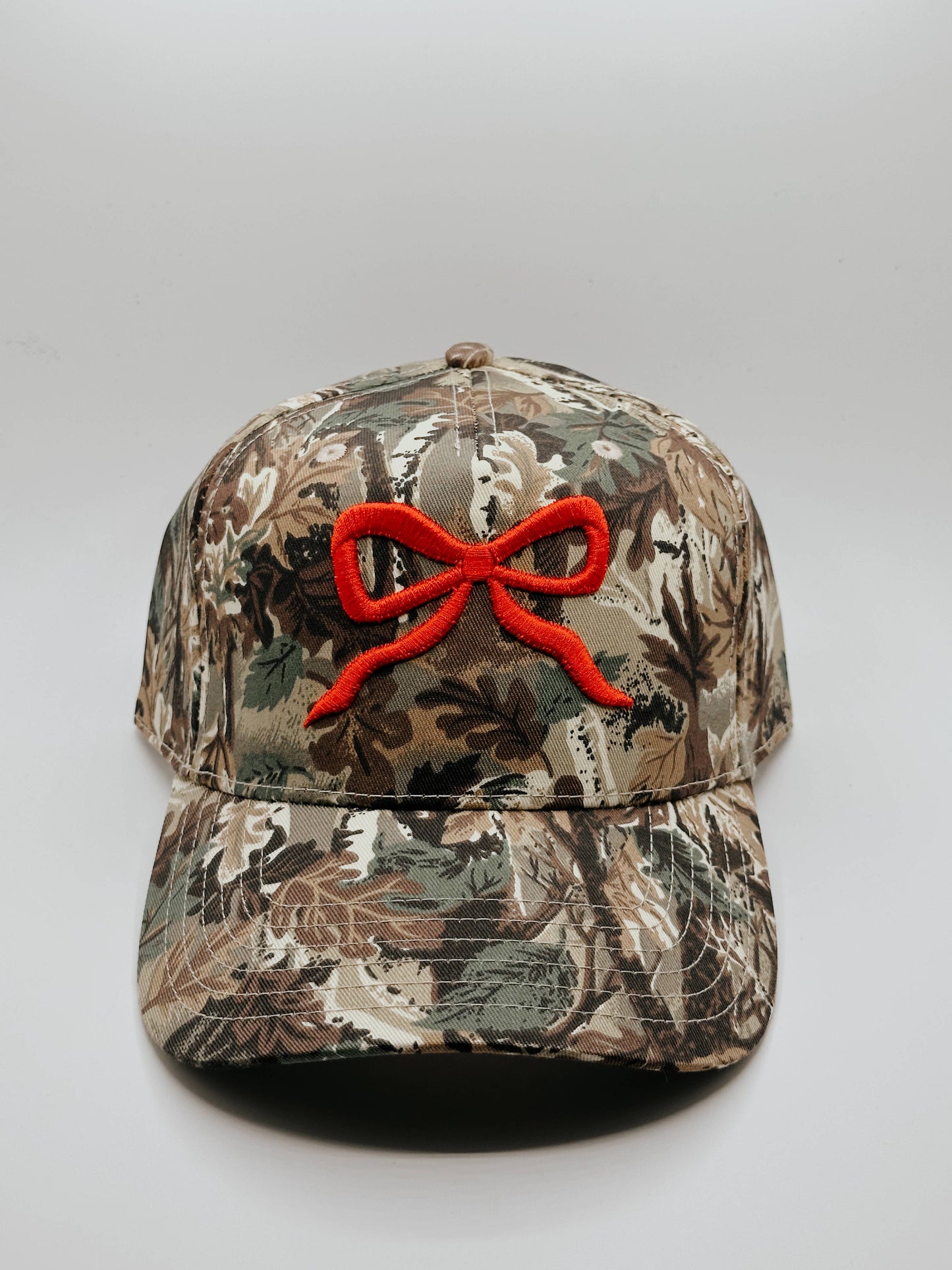 Red Camo Bow Hat